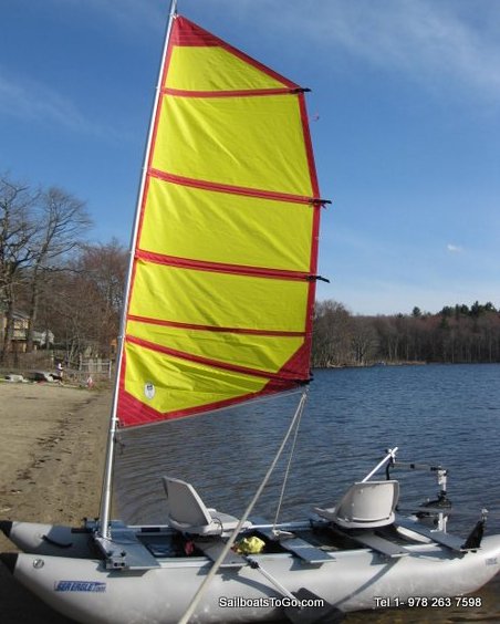 sailboats to go » bsd batwing sail for canoes, kayaks