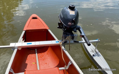 Clamps for Canoe Motor Mounts or DIY Boat Projects to Secure Crossbar to Gunwale 