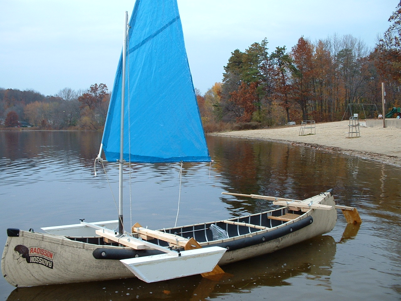  Catalog » DIY Plans - Canoe Sailing Rig / Inflatable Sailboat Rig