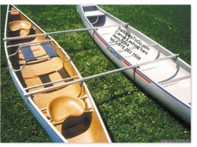 SailboatsToGo»Canoe Lashing Bars, join two canoes to make 