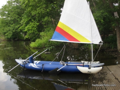 inflatable kayak sailboat