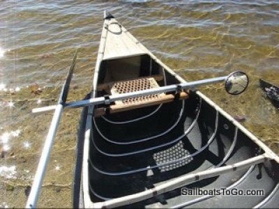 SailboatsToGoÂ»Large rowing mirror on own crossbar with 