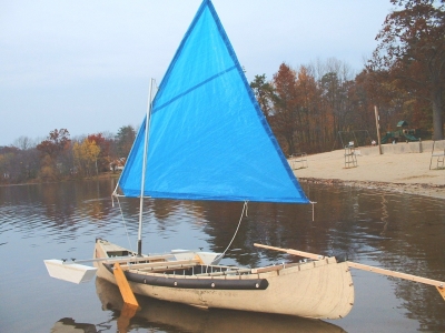 SailboatsToGoÂ»Canoe sail rig plans, how to sail 